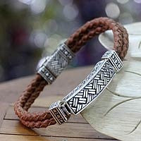 Leather Braid Bracelet