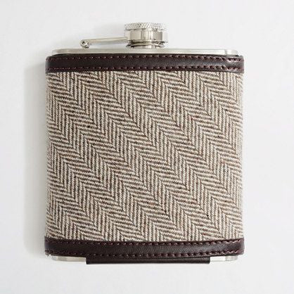 Wool Herringbone Flask